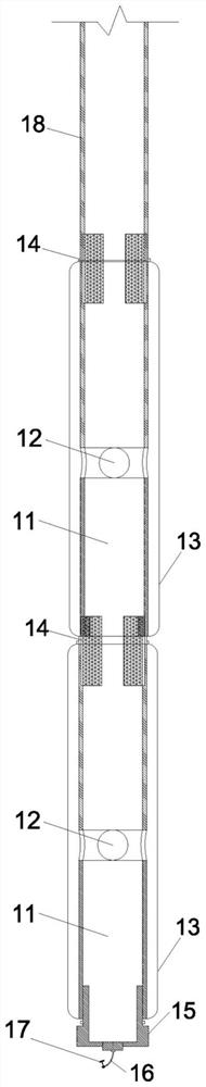 Novel compaction grouting soil nail and pull-out test device thereof