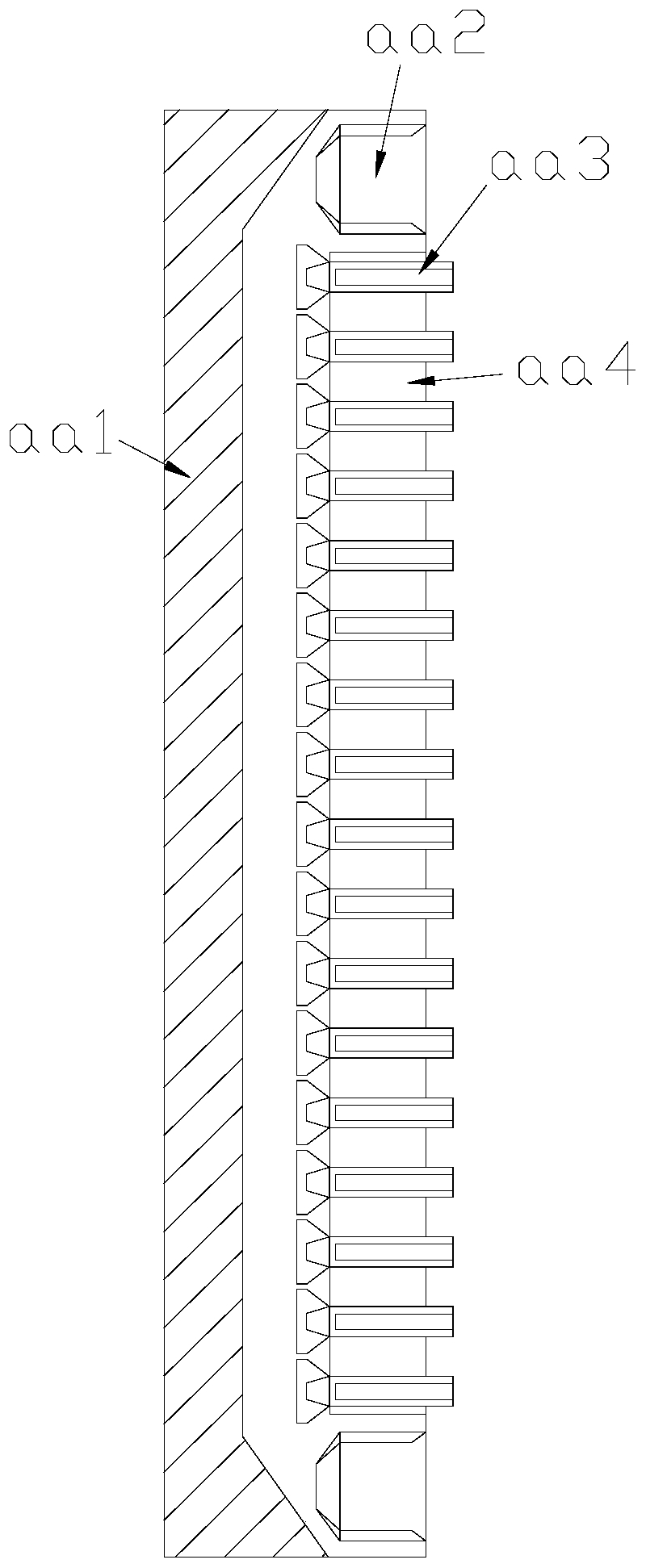 Light guide optical fiber main converging liquid crystal assembled display device