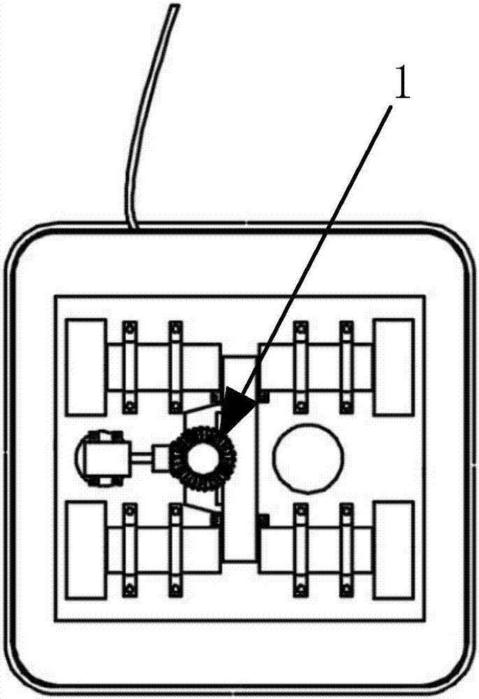 Comprehensive moving household window wiping robot based on non-contact permanent magnetic adsorption