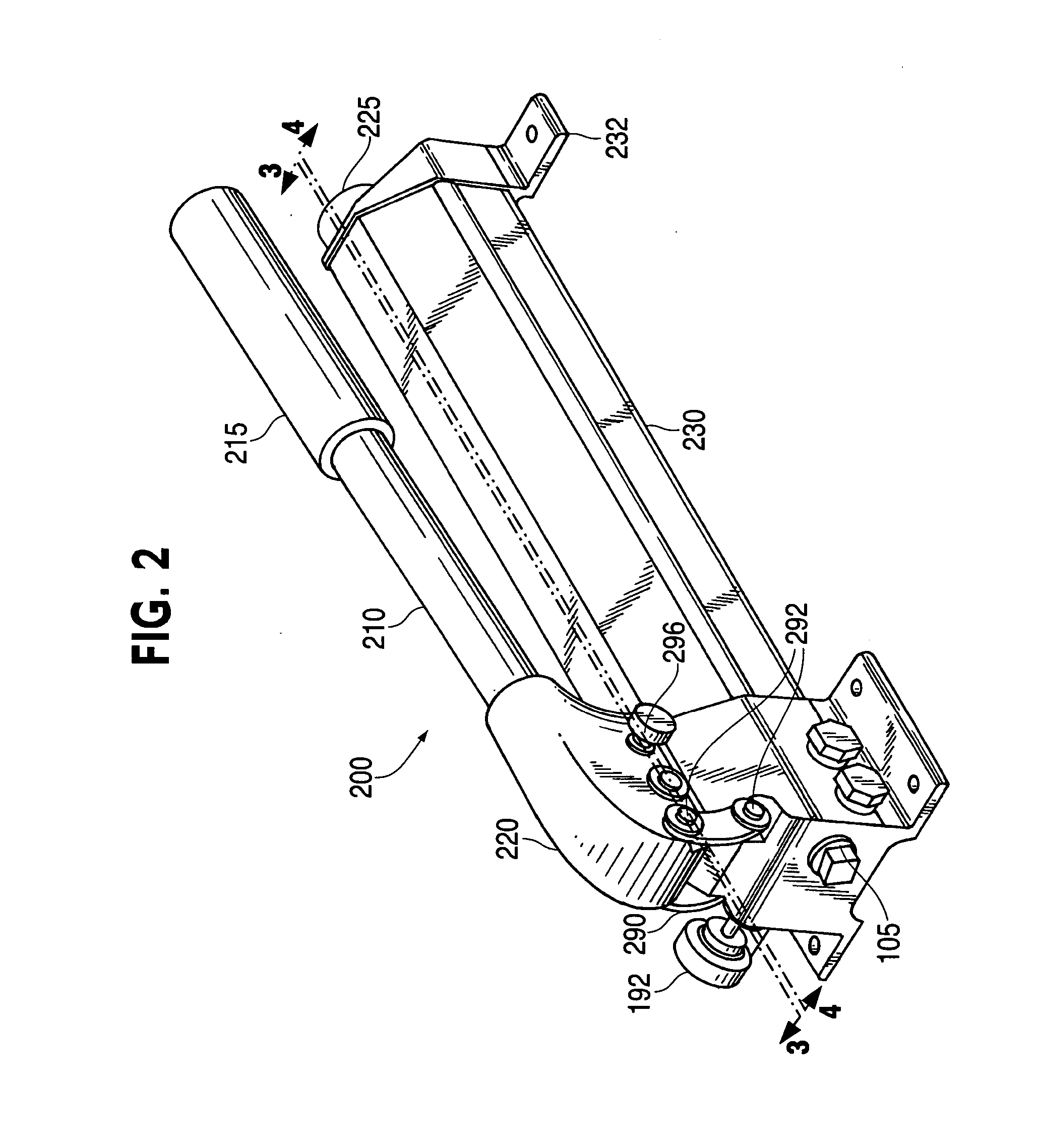 Hydraulic hand pump with pivoting links