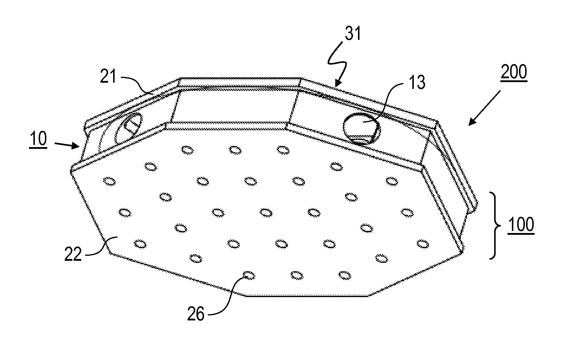 Lightweight carrier structure, particularly for optical components, and method for its production