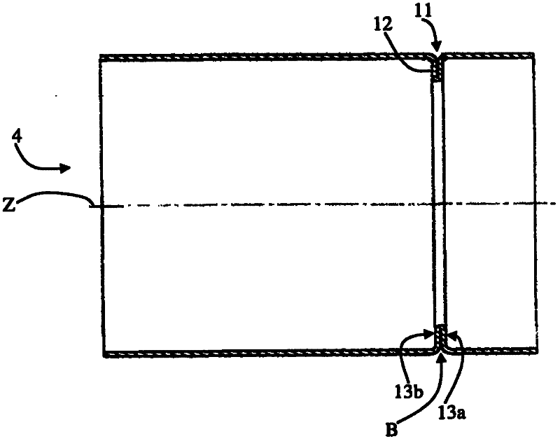 Combustion chamber configuration device for evaporator type combustor
