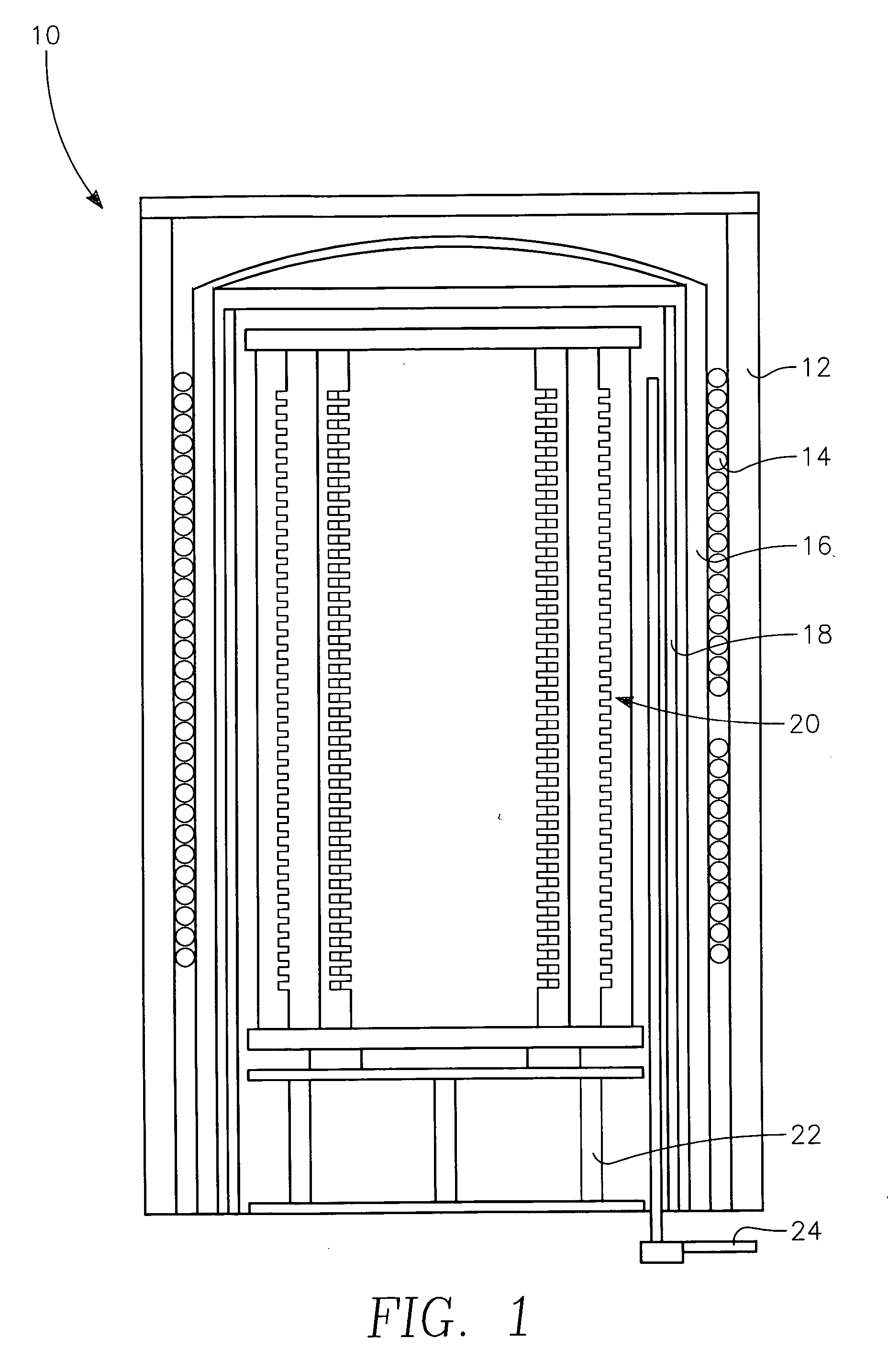 Baffle wafers and randomly oriented polycrystalline silicon used therefor