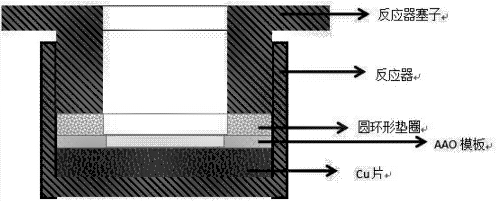 Preparation method for Tb-Fe-Co ternary rare earth alloy magnetic nano-wire film