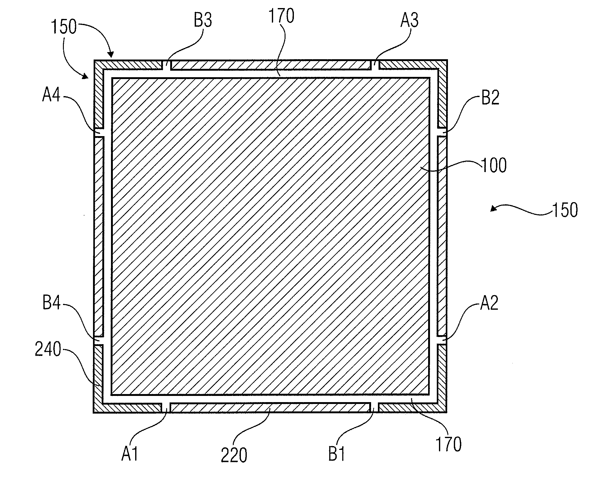 Flat Lighting Devices and Method of Contacting Flat Lighting Devices