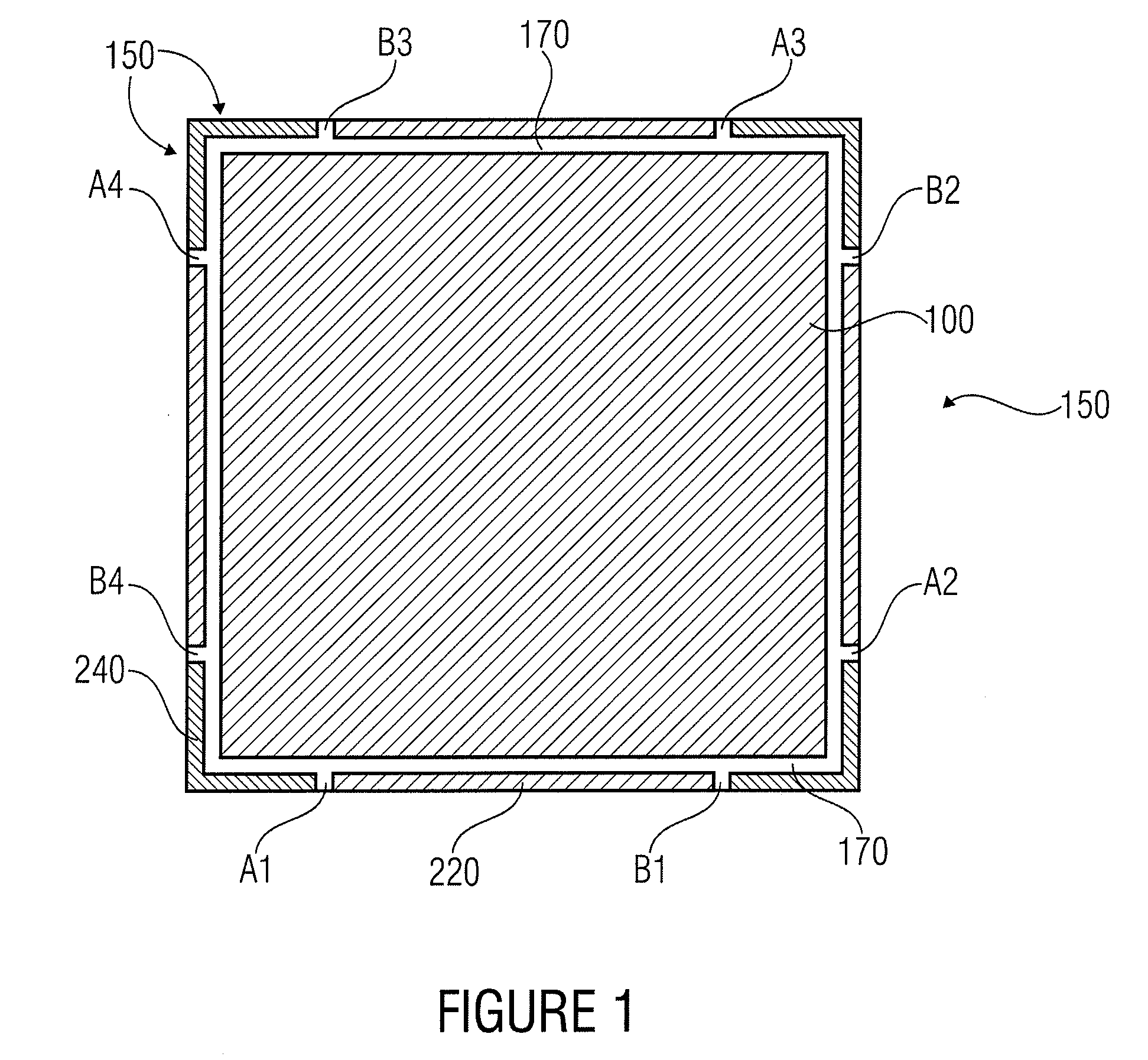 Flat Lighting Devices and Method of Contacting Flat Lighting Devices