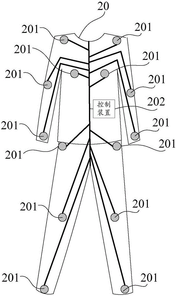 Fitting information display method and fitting information display equipment