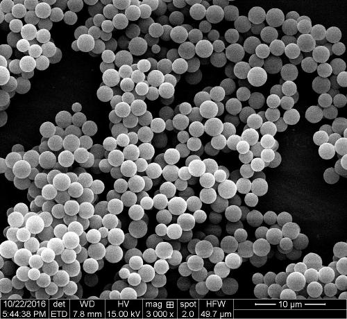 A method for preparing micron-sized monodisperse polymer microspheres at room temperature
