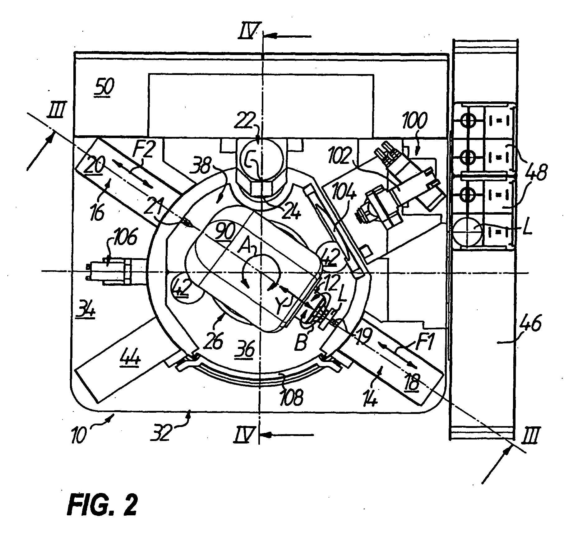 Machine for the processing of optical work pieces, specifically of plastic spectacle lenses