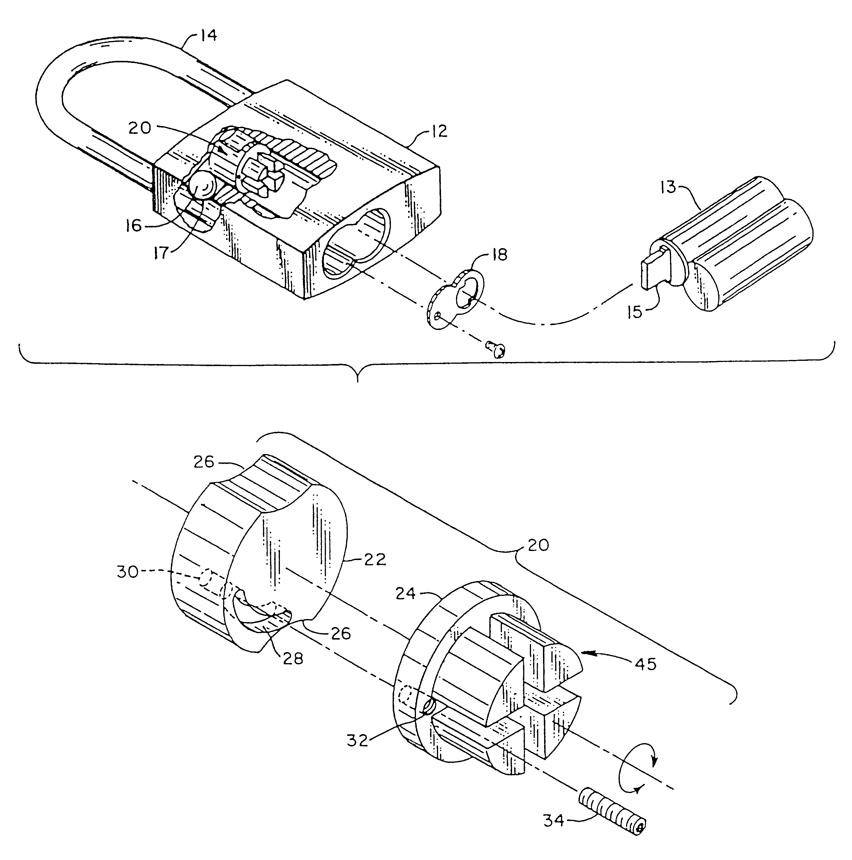 Dual-function locks and sub-assemblies therefor