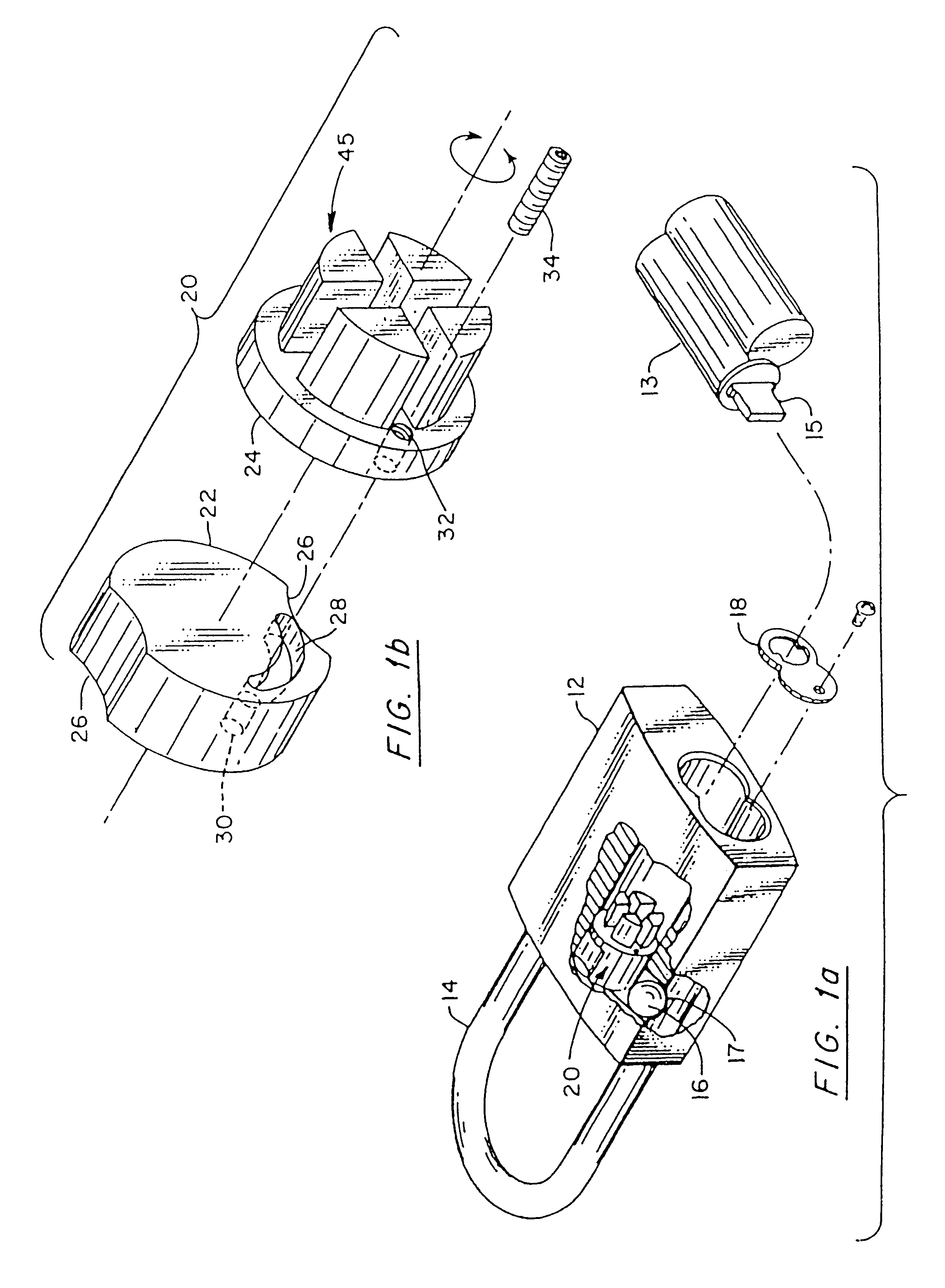 Dual-function locks and sub-assemblies therefor