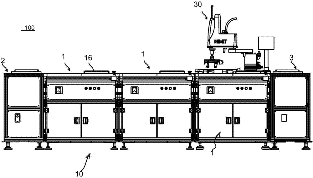 An automated production line and its operating method