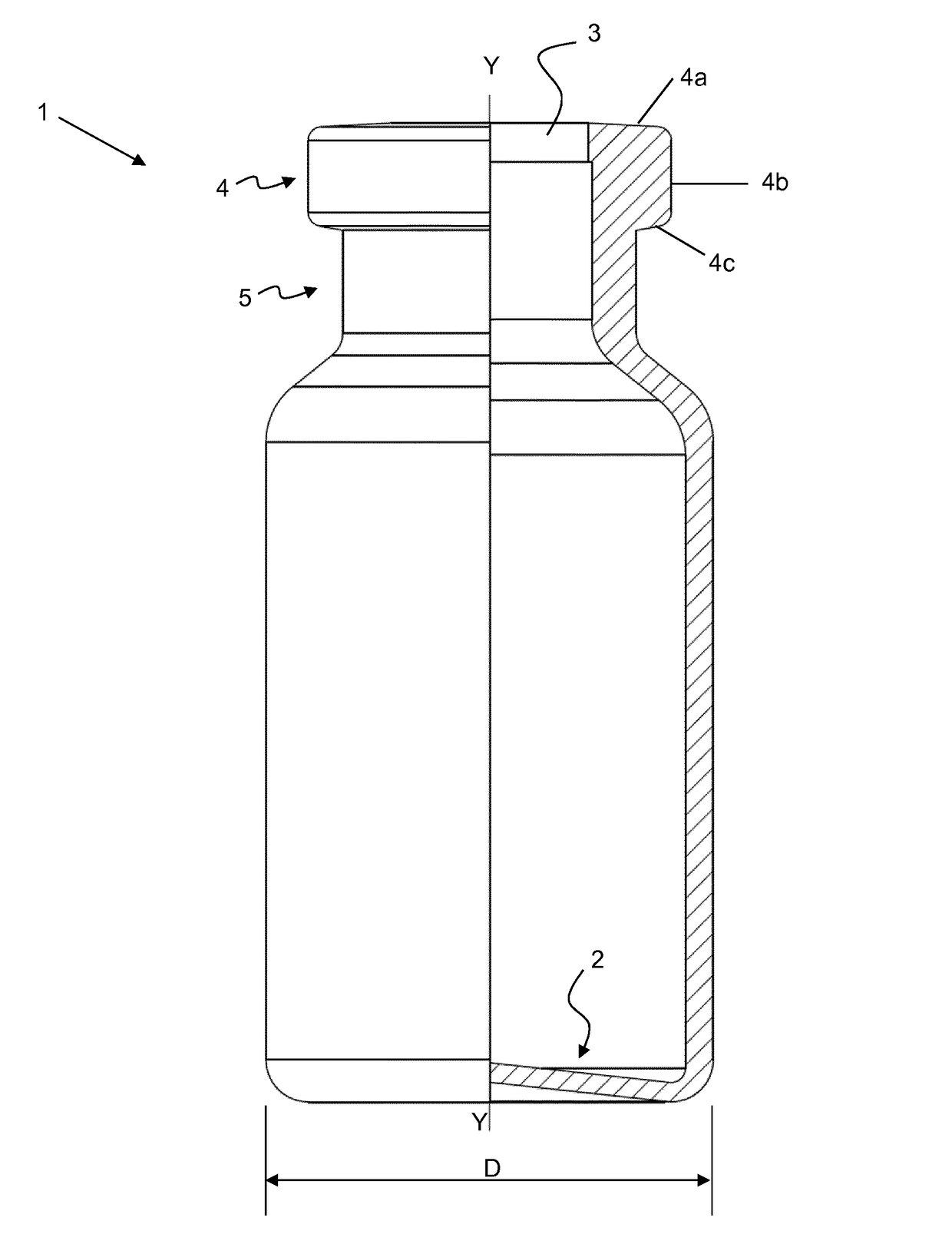 Closing assembly for a bottle, associated bottle and assembly method