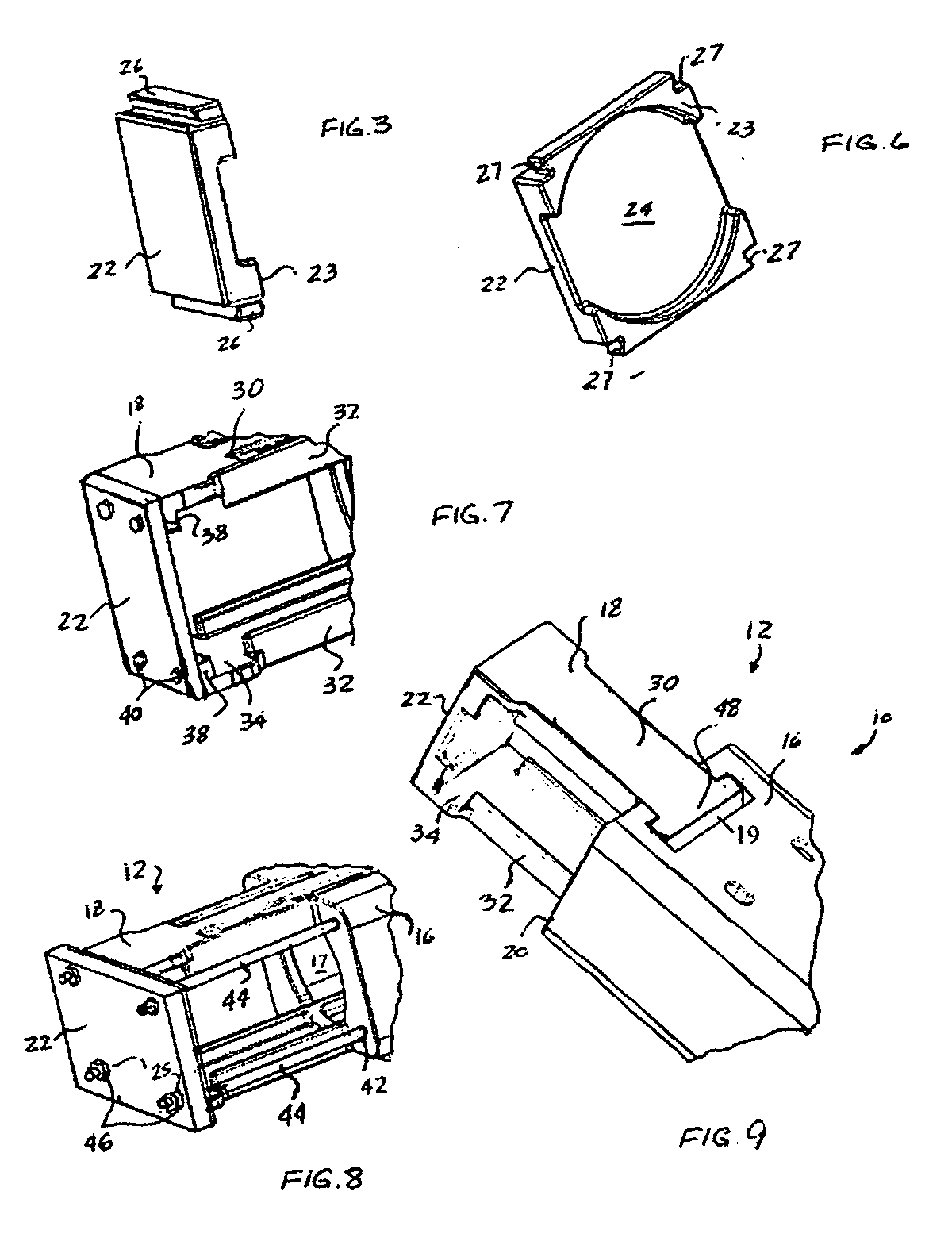 Friction draft gear housing having a removable end wall