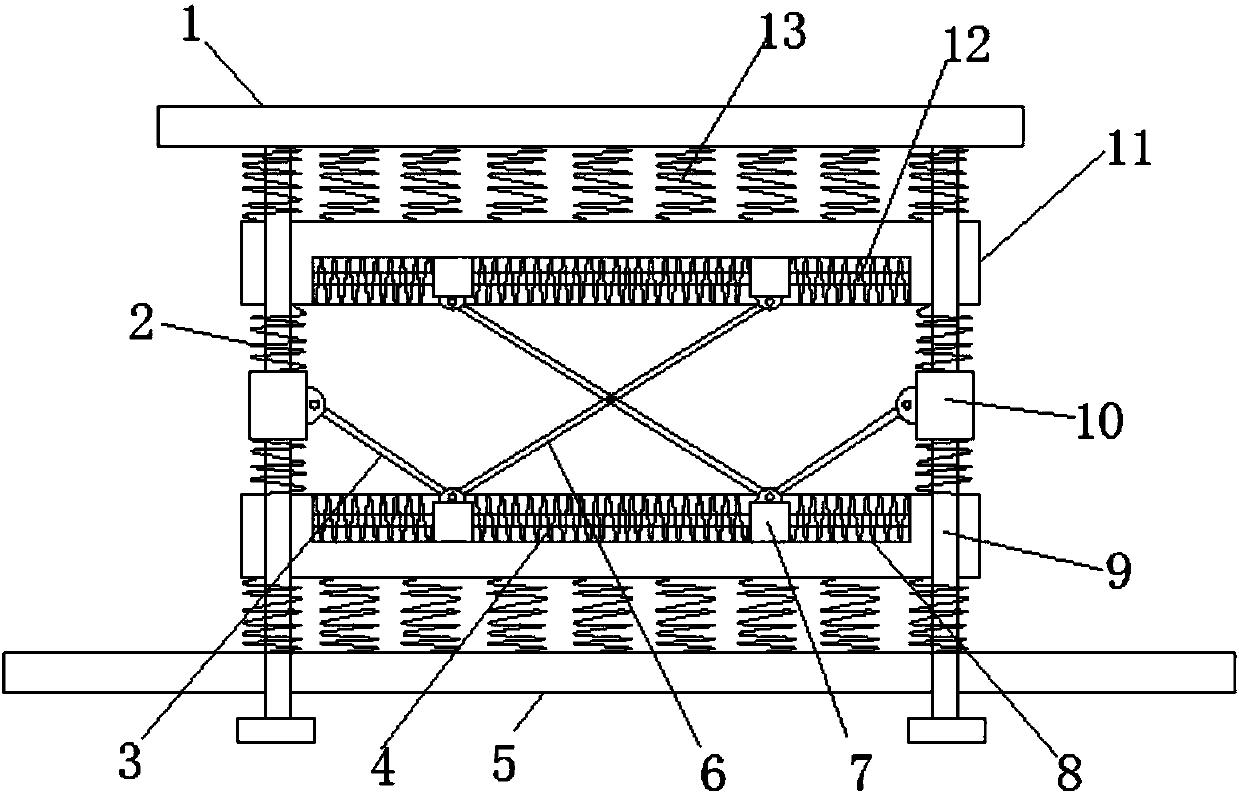 Mechanical device damping device of novel improved structure