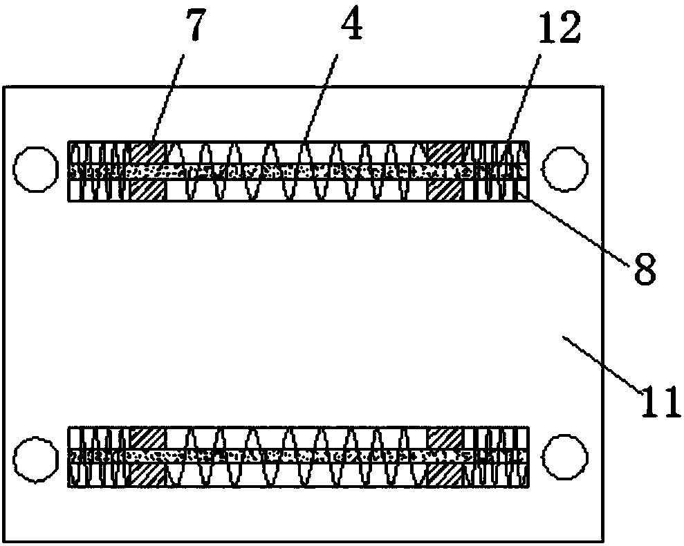 Mechanical device damping device of novel improved structure