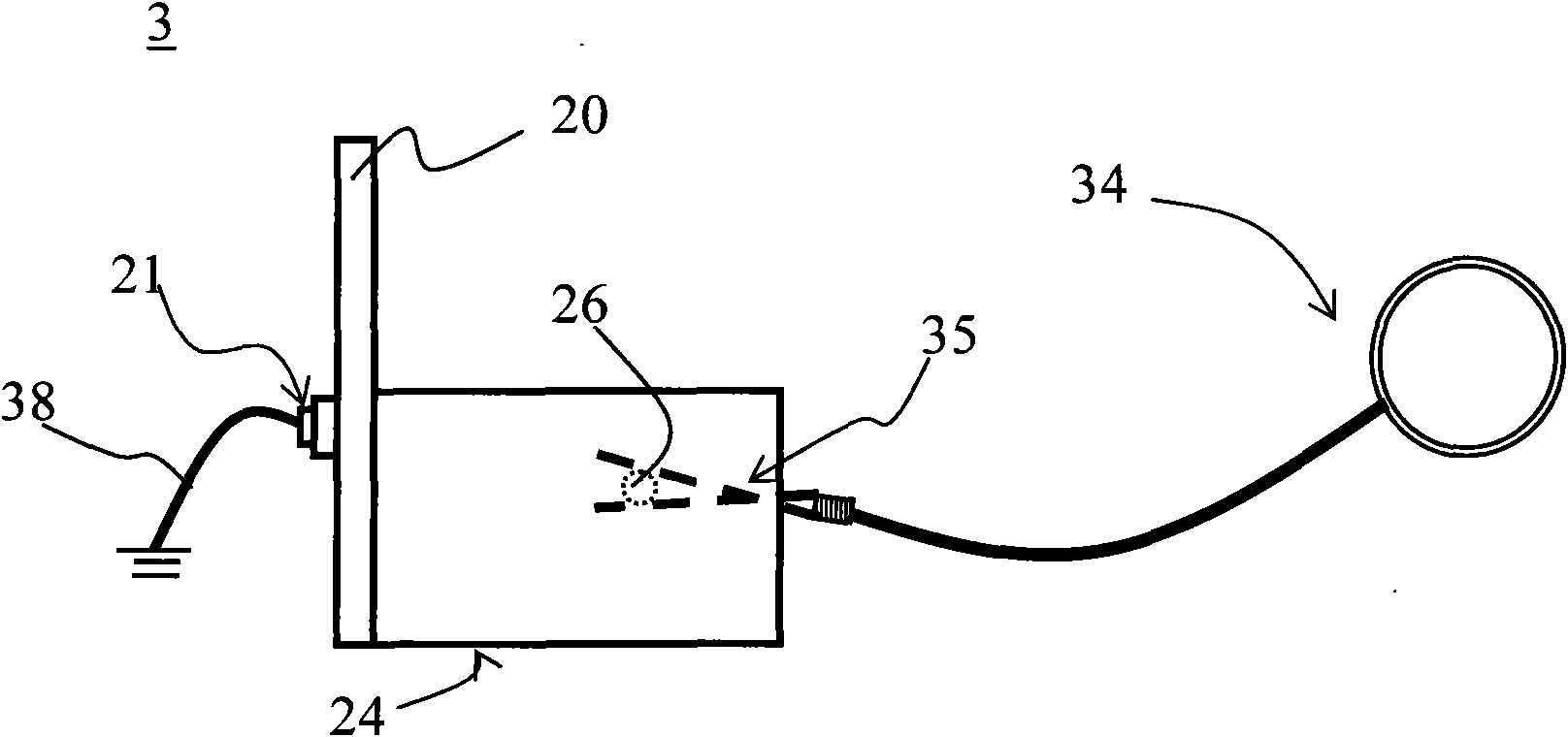 Conductive holder and anti-static device