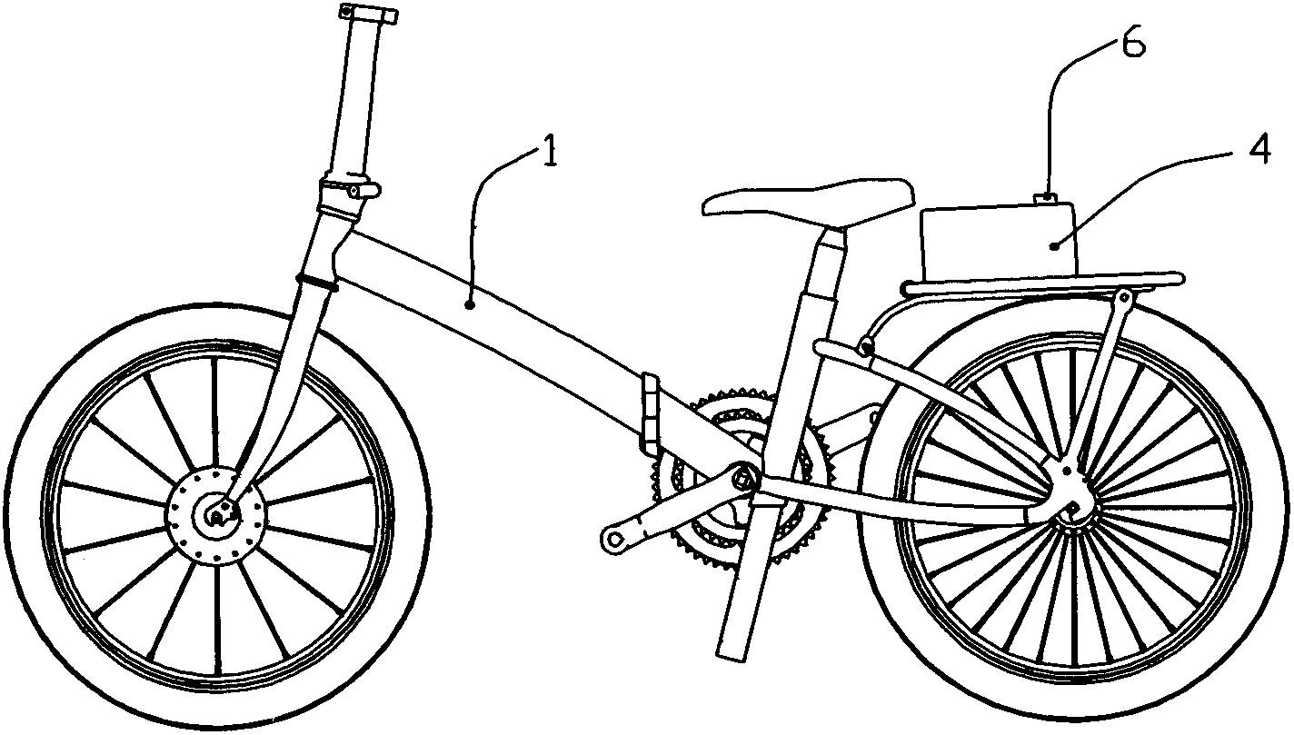 Battery mounting structure of electric vehicle