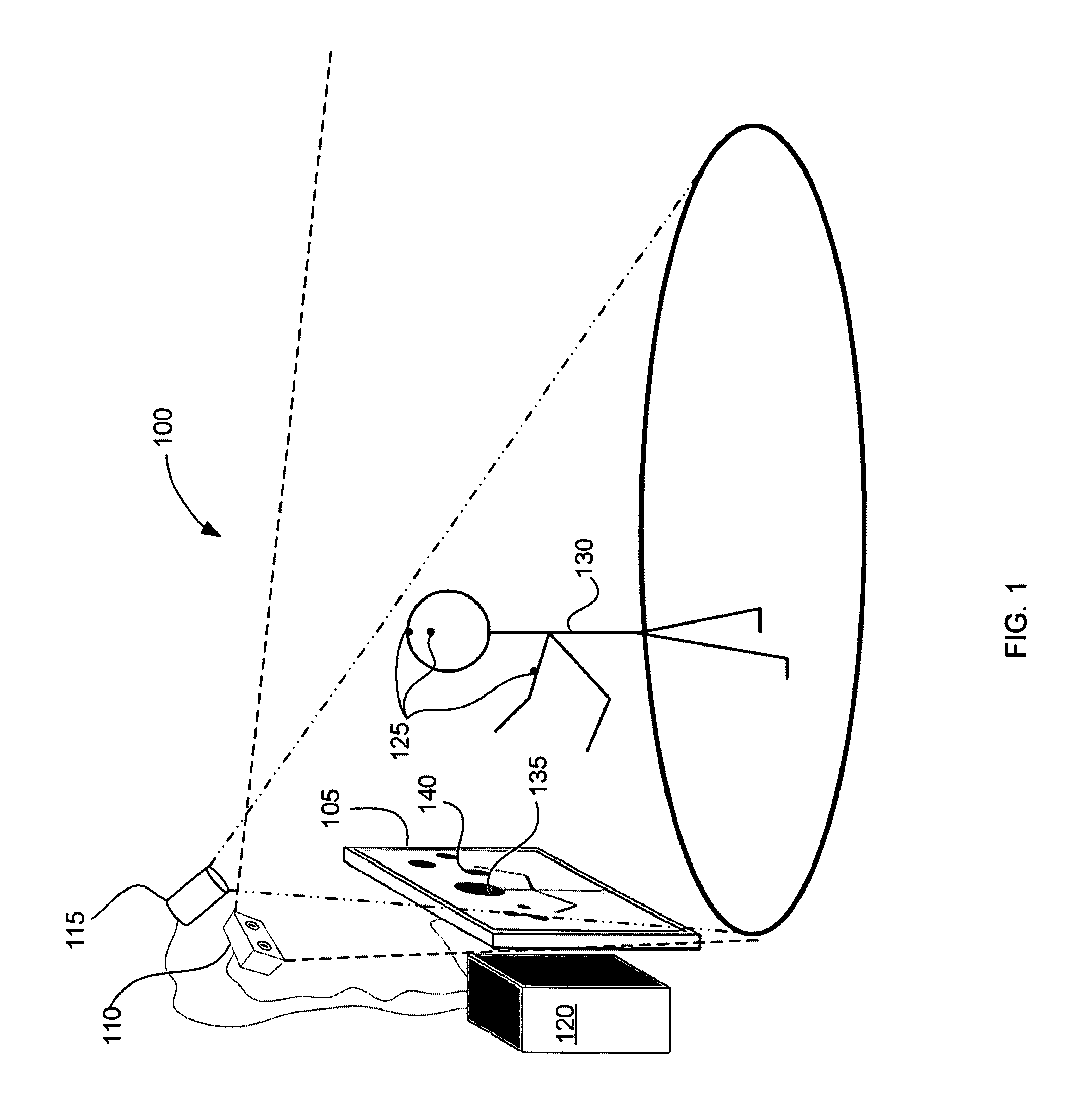 Display Using a Three-Dimensional vision System