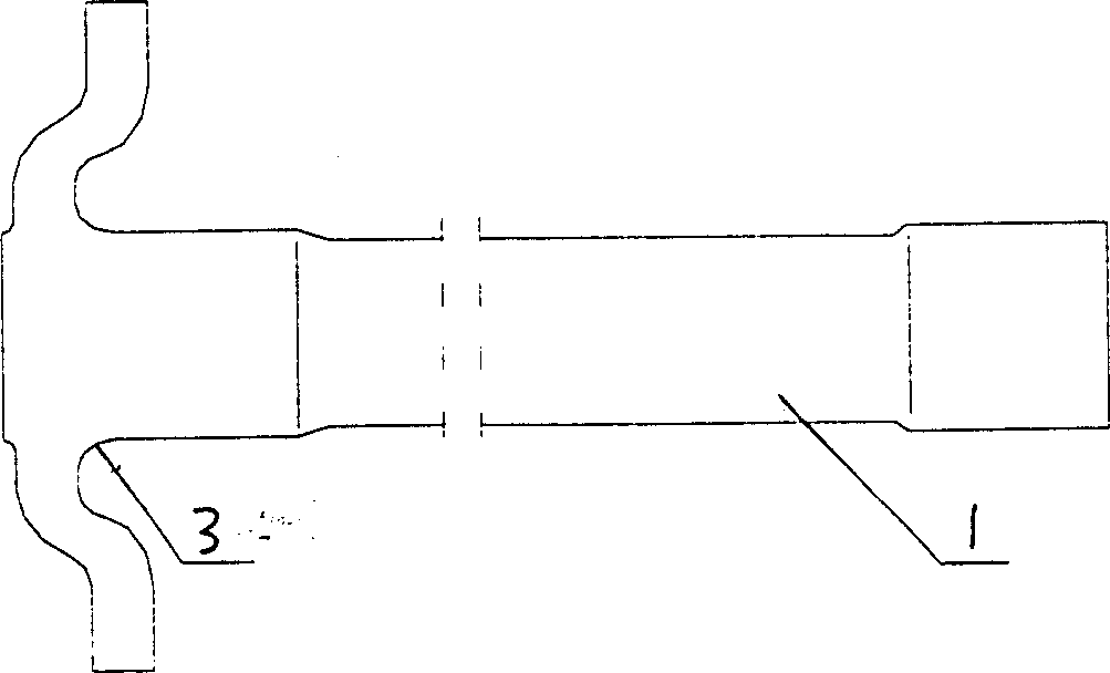 Technological method for raising toughness and hardening layer depth of heavy truck axle shaft