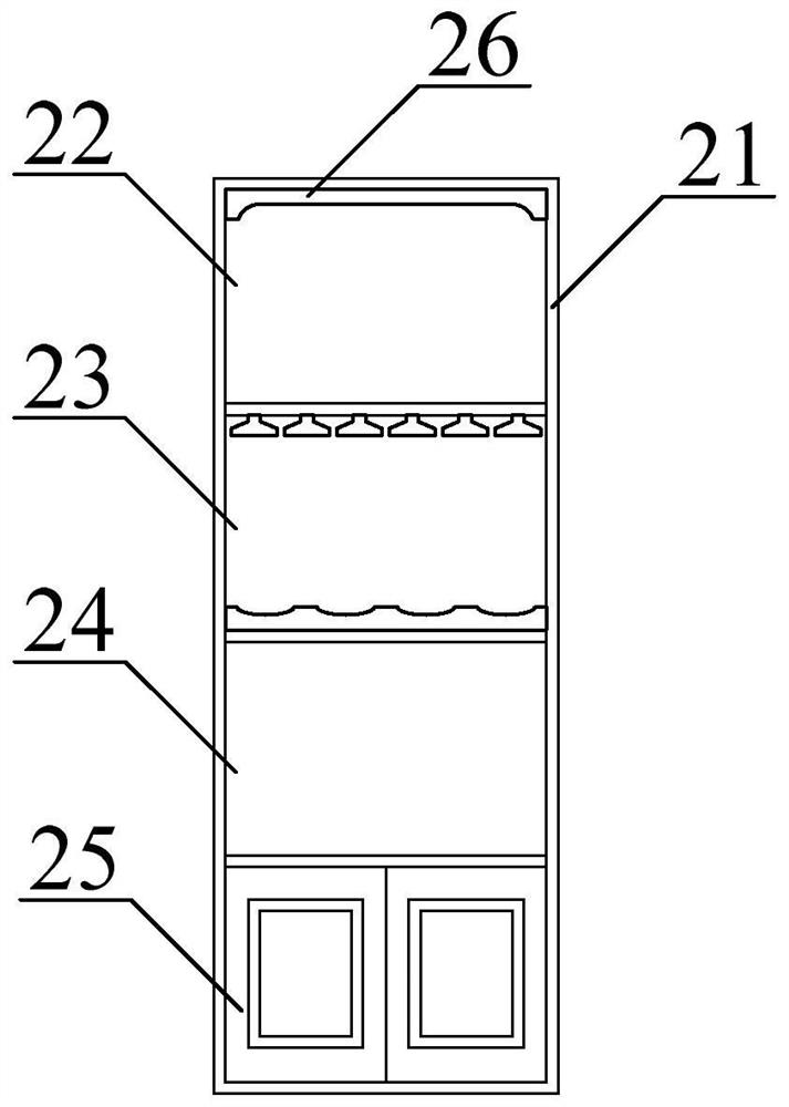 Kitchen door edge decoration cabinet