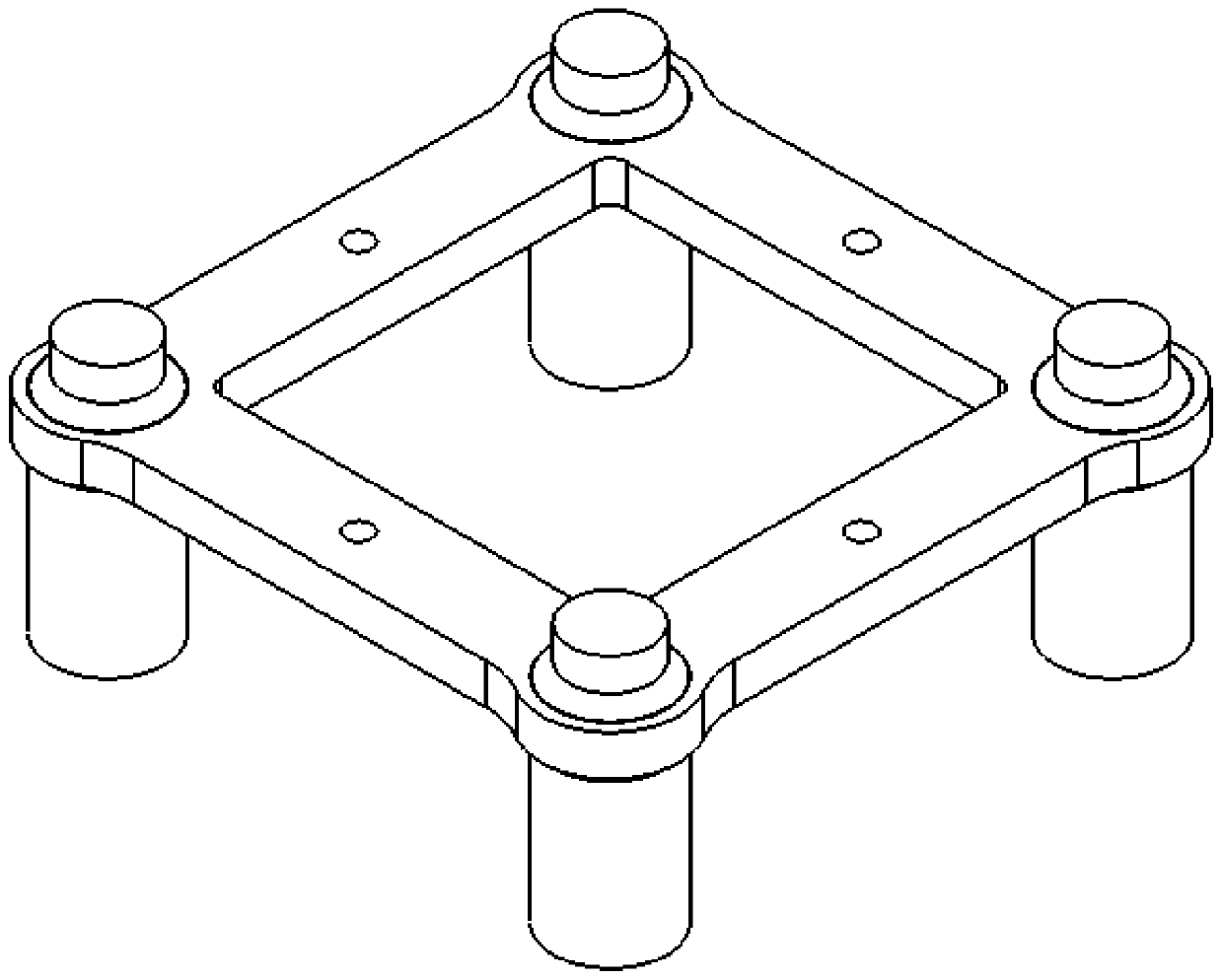 Composite shock absorber with sacrificial structure