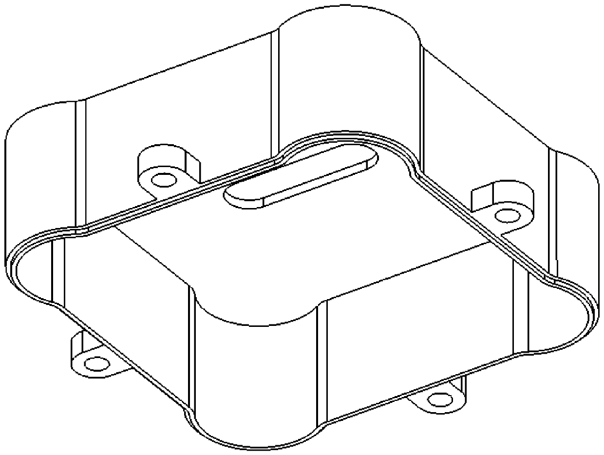 Composite shock absorber with sacrificial structure