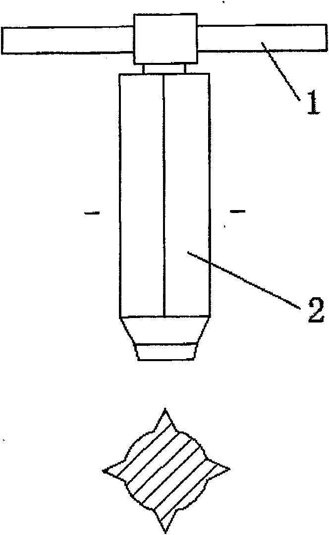 Method for replacing disabled bolt weight anchor at speed improving runway switch crossing sleeper of railway