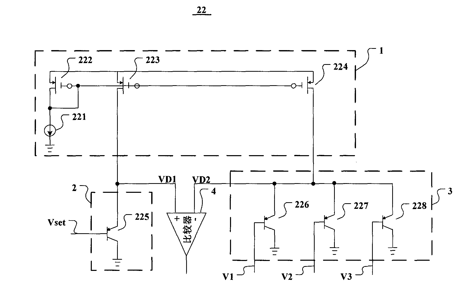 Driving device of light-emitting element