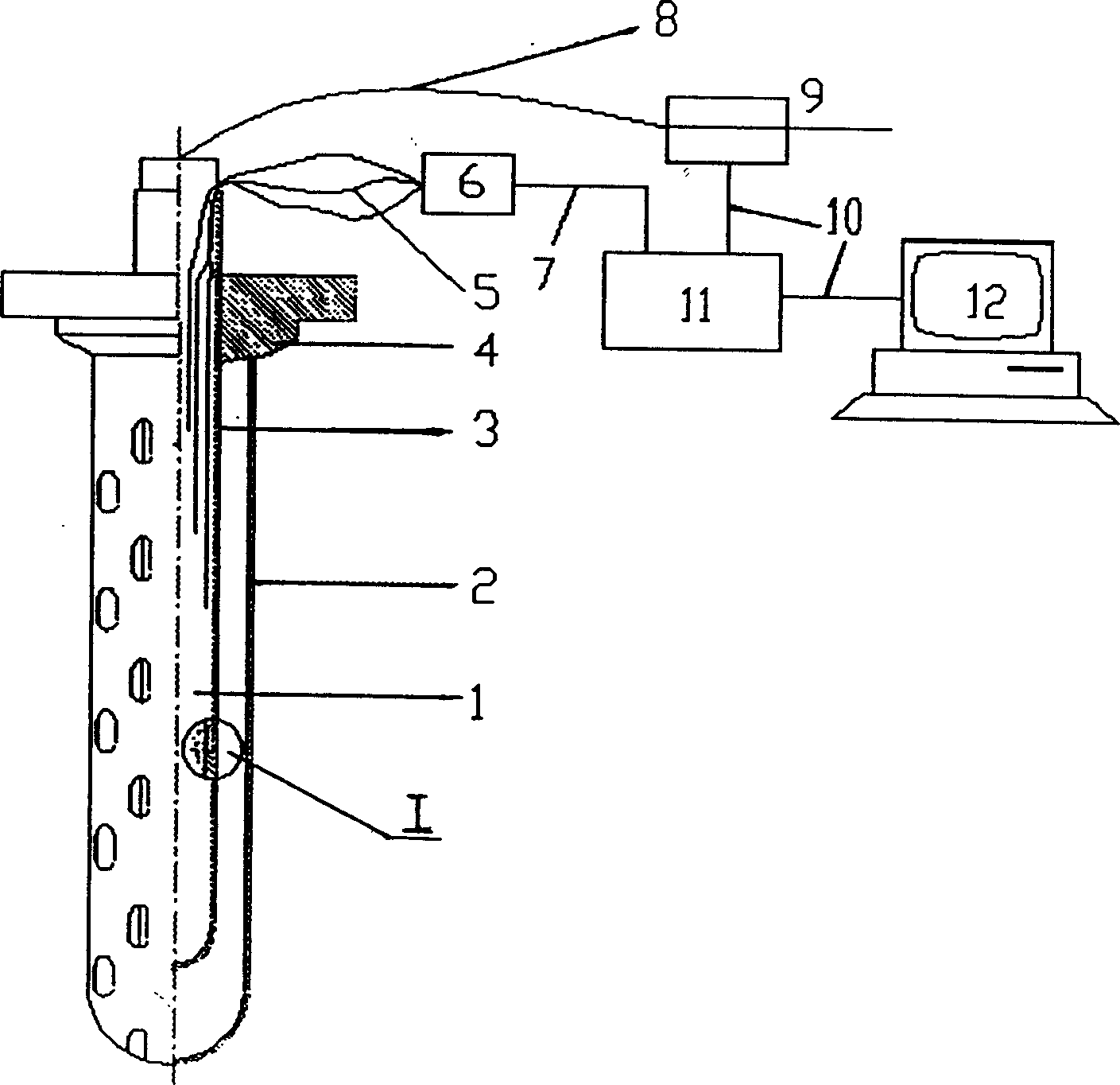 Core level monitoring device for reactor