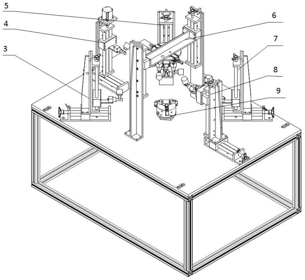 A piston detection platform and method based on image acquisition