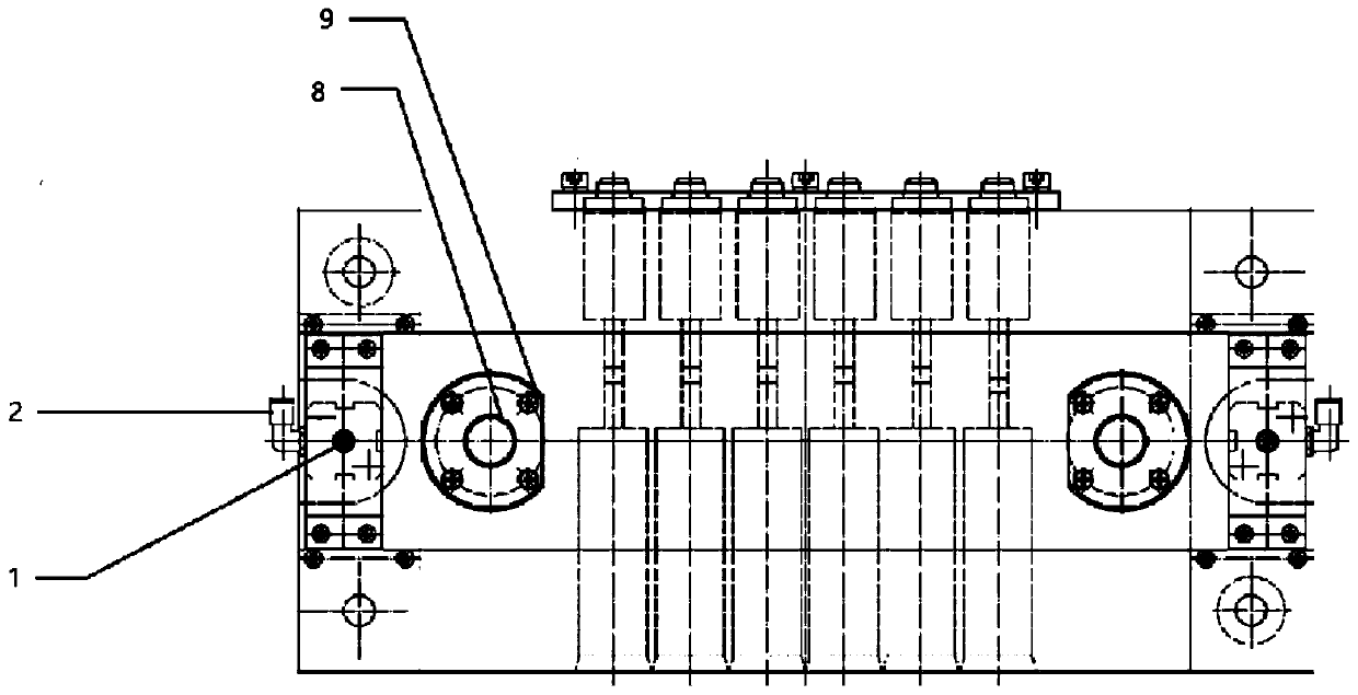 Automatic compensation device for X-ray detection of weld joint of fuel rod end plug