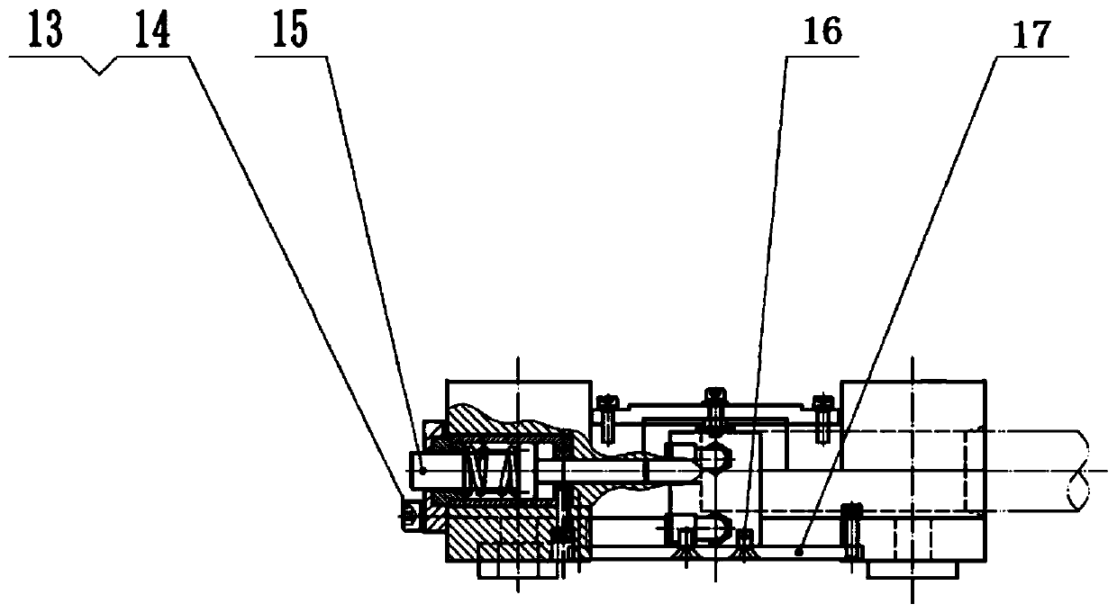 Automatic compensation device for X-ray detection of weld joint of fuel rod end plug