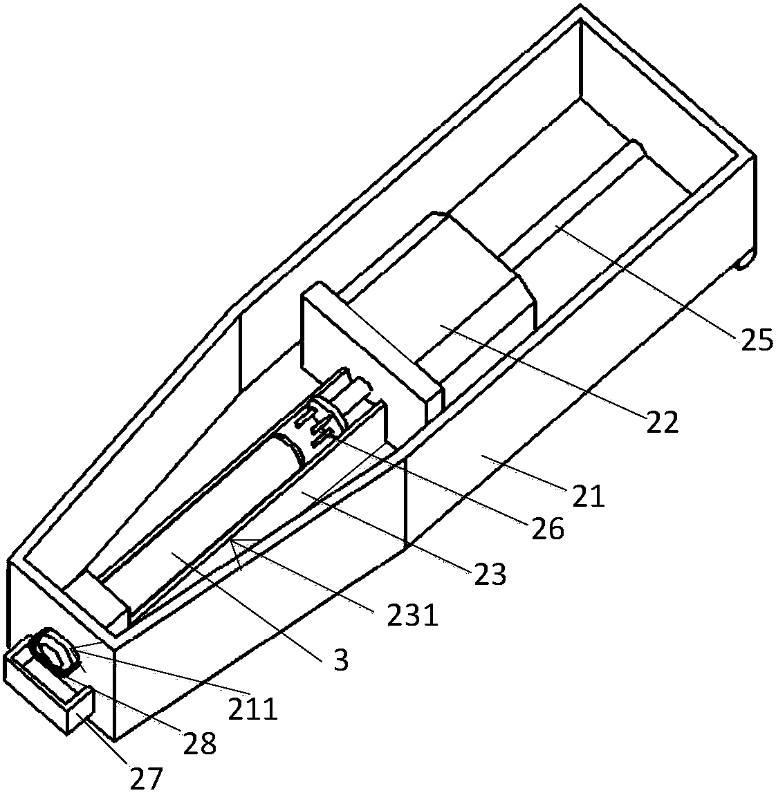 Automatic moxa stick extending device