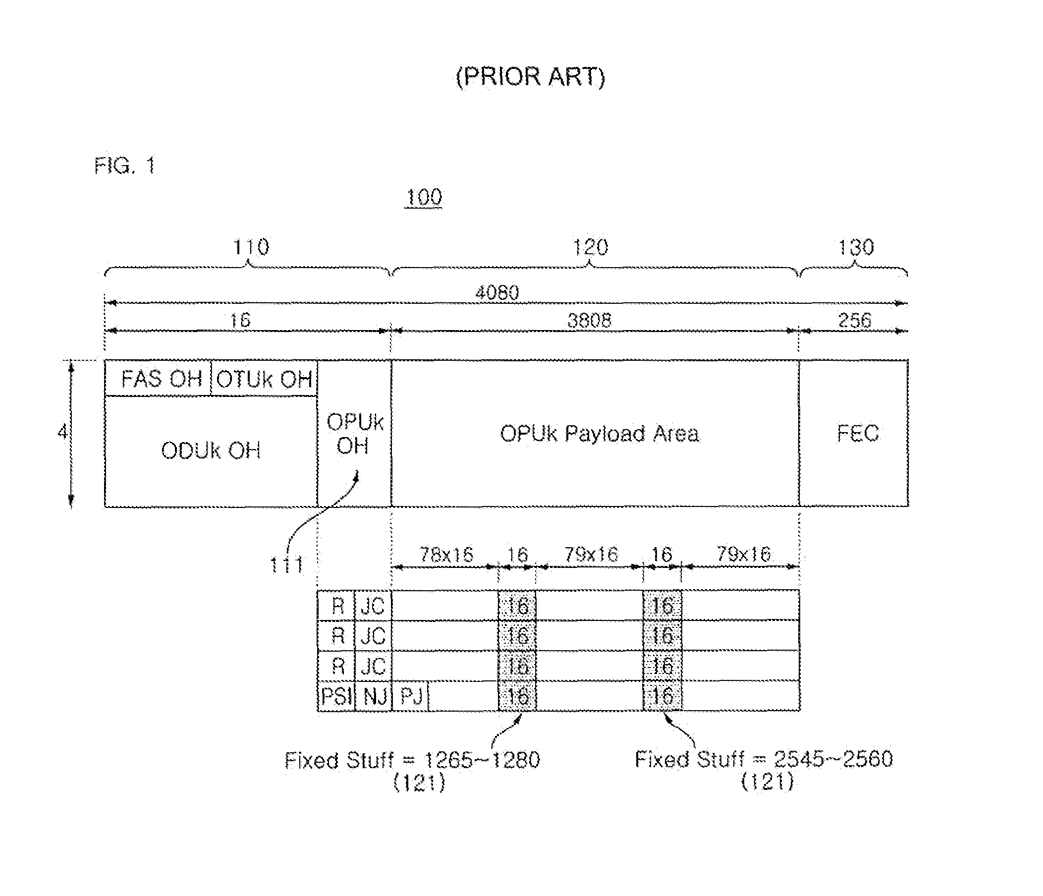 Apparatus and method for mapping a client signal