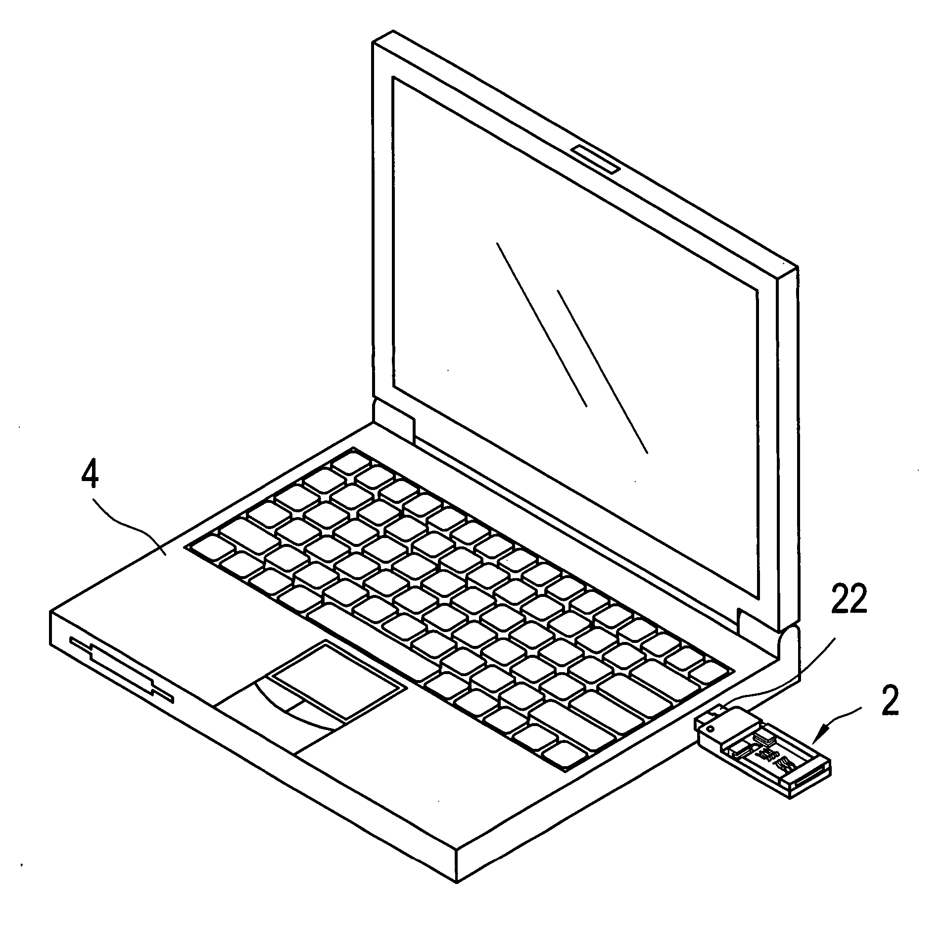USB device having IC card reader/writer and flash memory disk functions