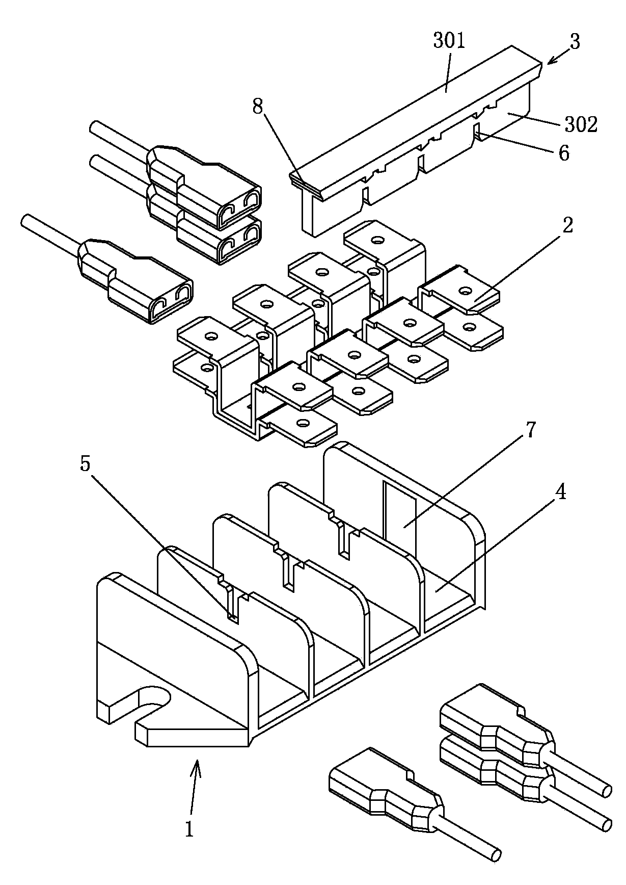 Connecting terminal capable of being installed and used conveniently