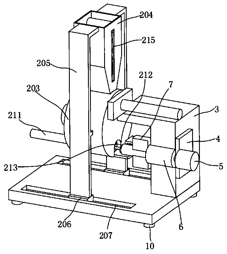 Solid shaft chamfering device