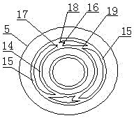 Cable telescoping mechanism with segmentally stopping function