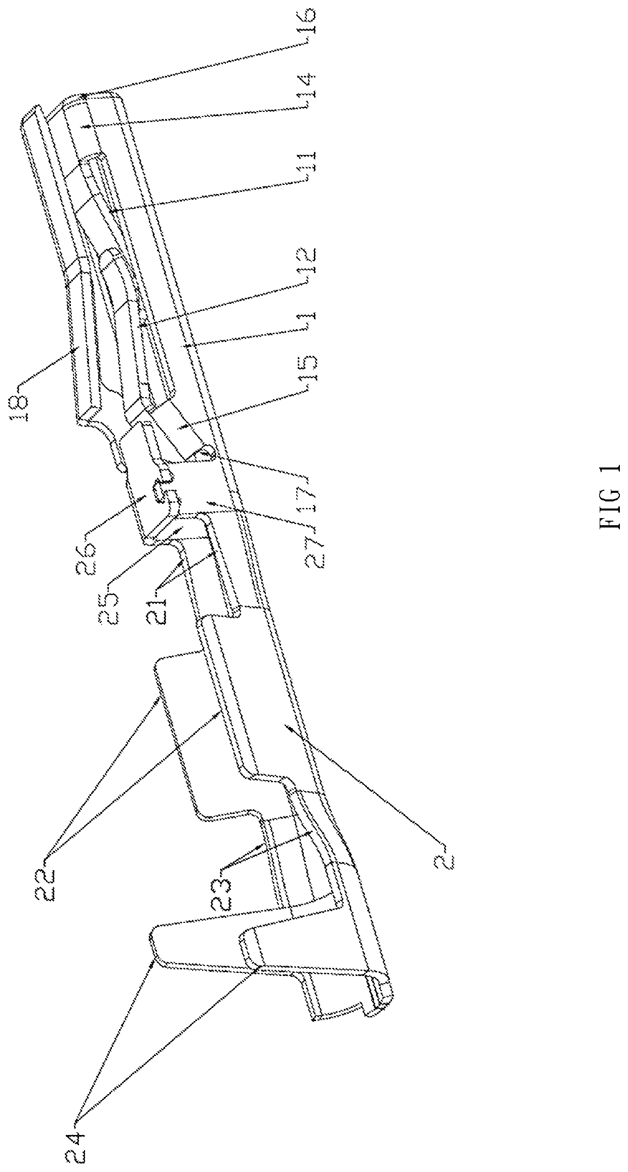 Dual elastic plate connector