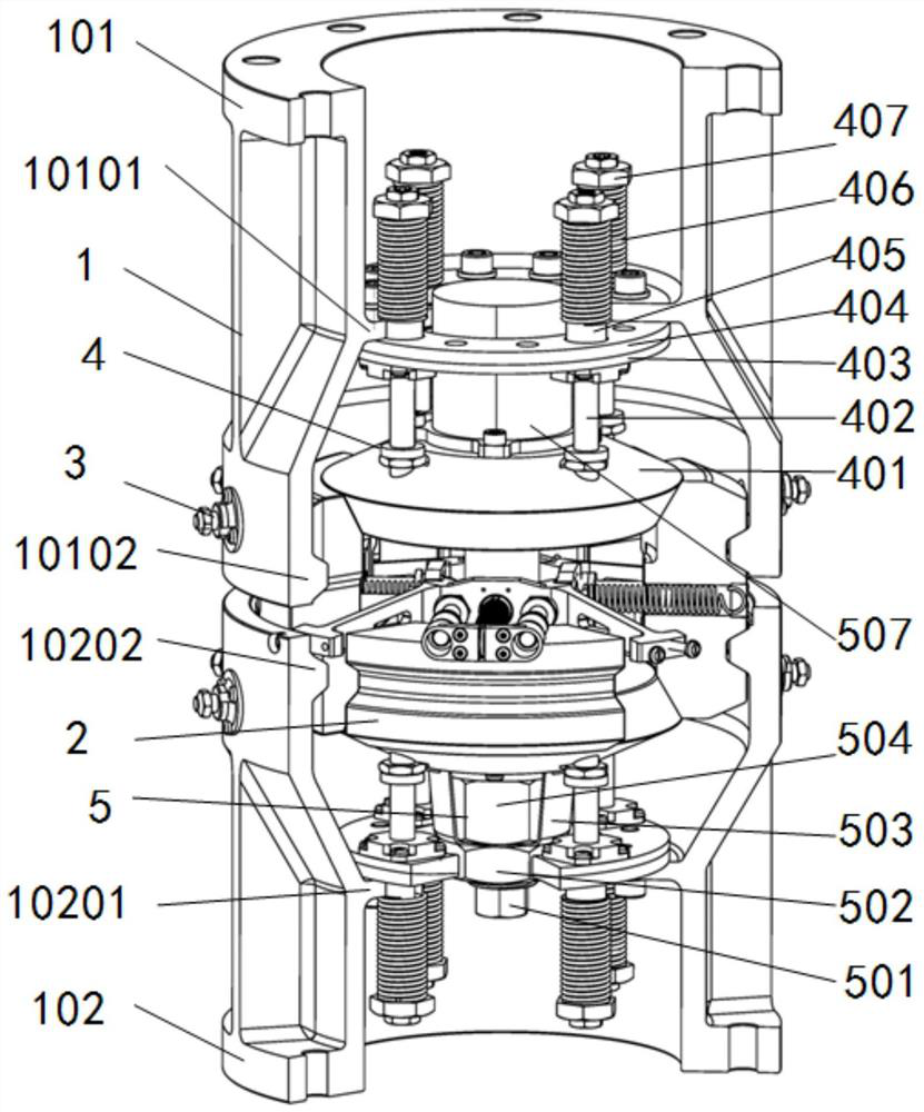 A space load locking device