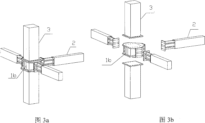 Steel joint precast and assembled reinforced concrete frame structure