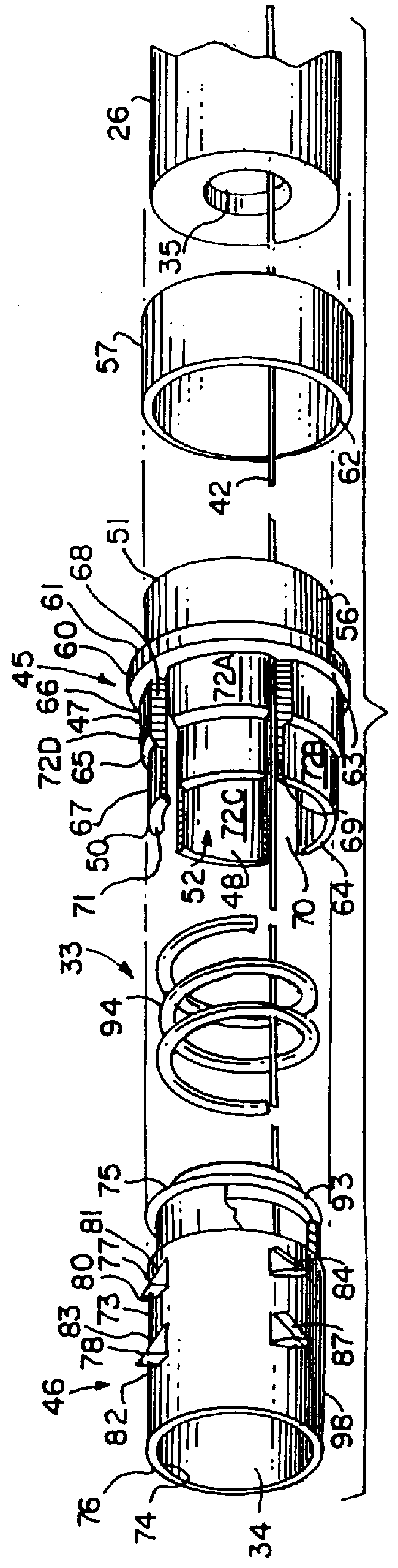 Combined multiple ligating band dispenser and sclerotherapy needle instrument