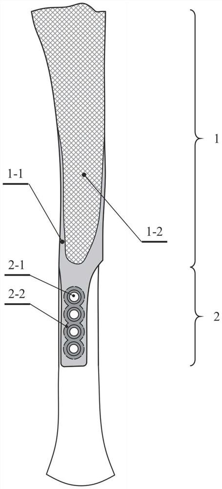 A personalized lower limb long bone segment substitute and its preparation method