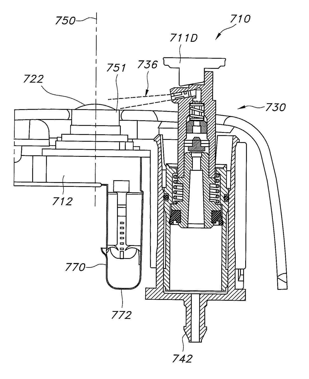 Integrated automotive system, pop up nozzle assembly and remote control method for cleaning a wide angle image sensors exterior surface