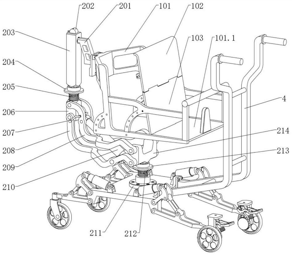 Multifunctional baby carriage