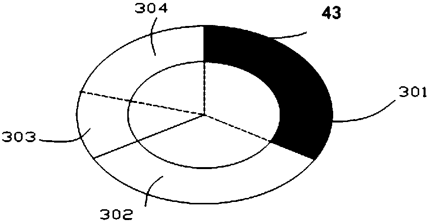 Color wheel component, light source system and projection device