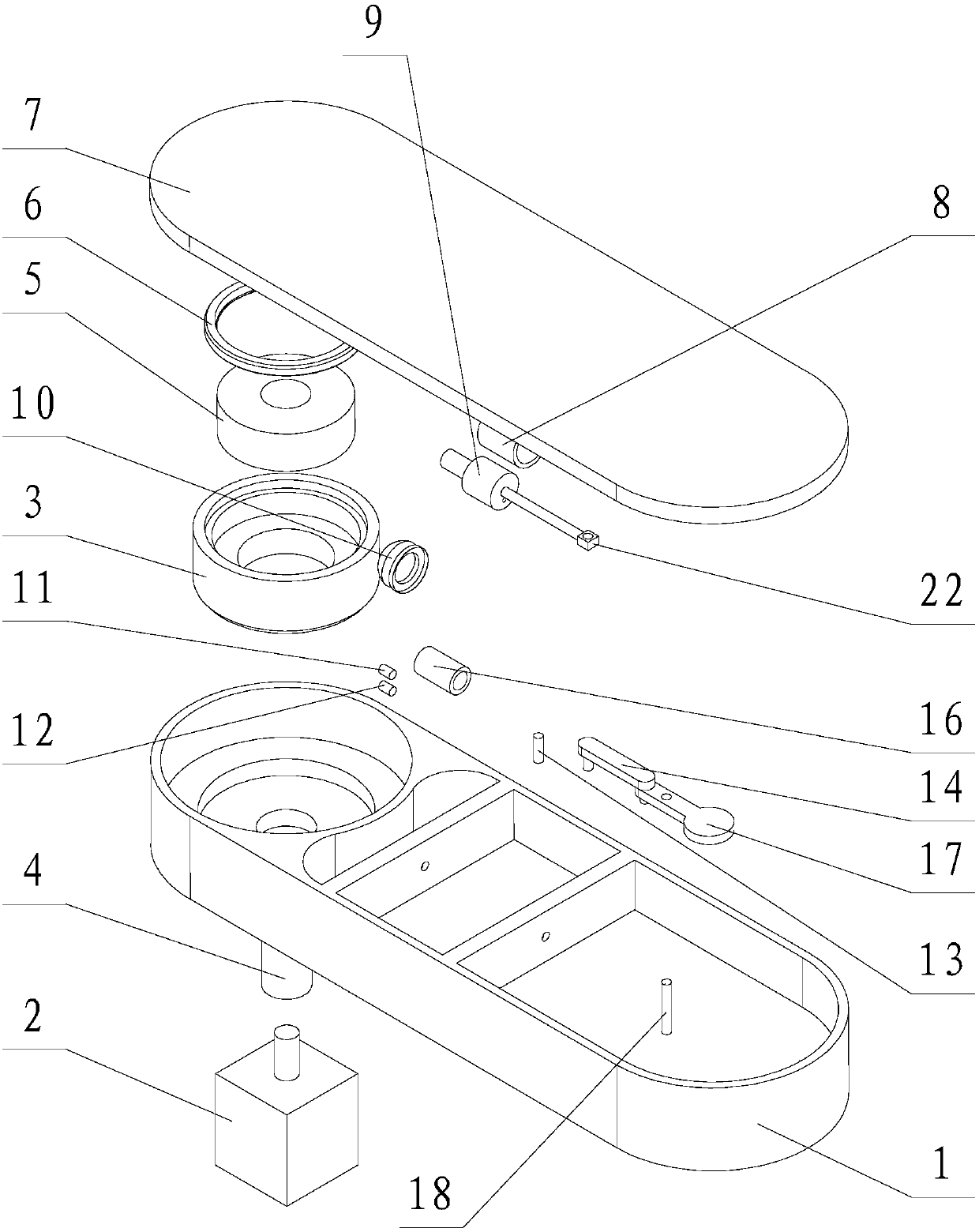 Passive pendulum bob type lubricating self-cleaning mechanism