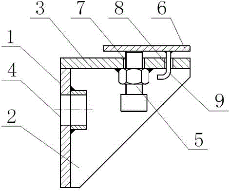 Bracket with adjustable installation height