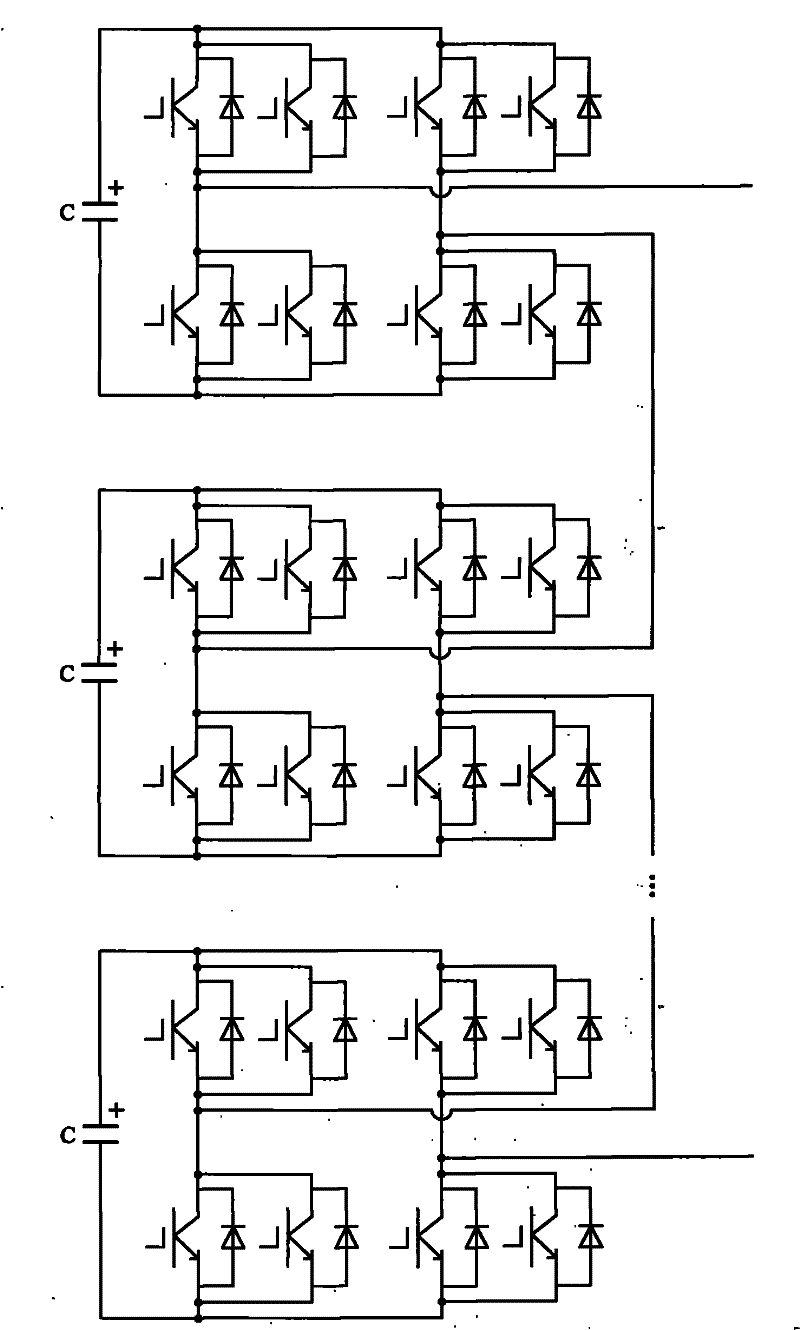 High-power converter based on parallel IGBT (Insulated Gate Bipolar Transistor) modules